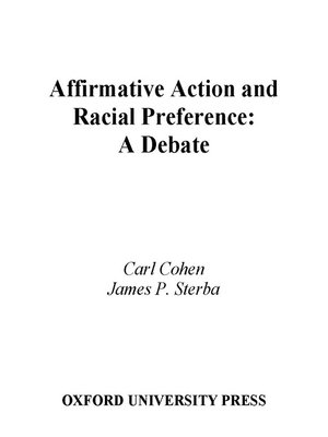 cover image of Affirmative Action and Racial Preference